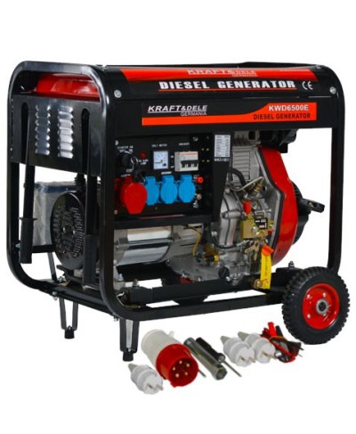 AGREGAT PRĄDOTWÓRCZY TRÓJFAZOWY AVR DIESEL 6.5kW KD120