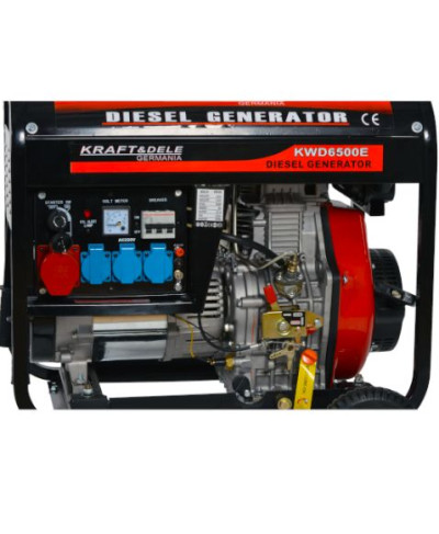 AGREGAT PRĄDOTWÓRCZY TRÓJFAZOWY AVR DIESEL 6.5kW KD120