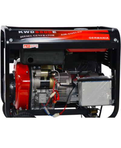 AGREGAT PRĄDOTWÓRCZY TRÓJFAZOWY AVR DIESEL 6.5kW KD120