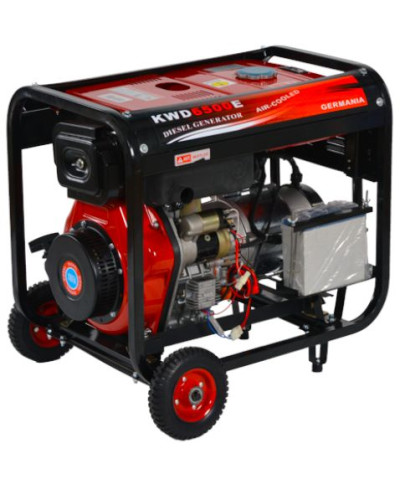 AGREGAT PRĄDOTWÓRCZY TRÓJFAZOWY AVR DIESEL 6.5kW KD120