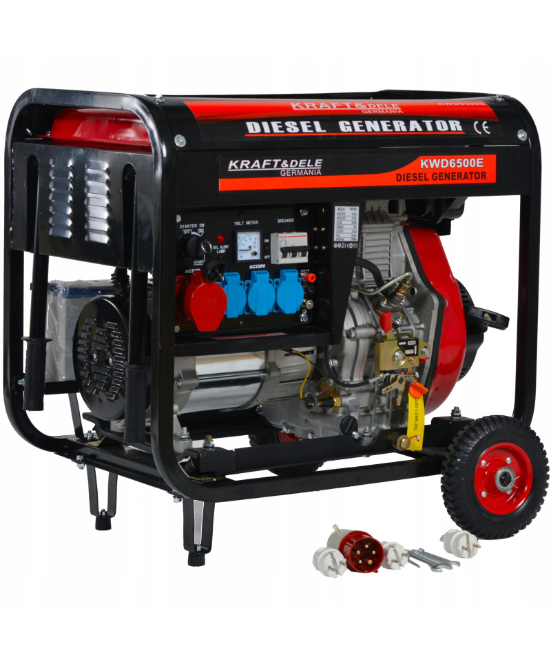 AGREGAT PRĄDOTWÓRCZY TRÓJFAZOWY AVR DIESEL 6.5kW KD120