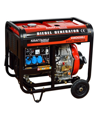 AGREGAT PRĄDOTWÓRCZY AVR DIESEL 6.5kW KD122