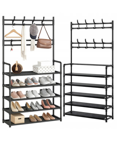 Szafka wieszak na ubrania buty 5 półek