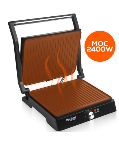 GRILL OPIEKACZ TOSTER ELEKTRYCZNY ROZKŁADANY DUŻY 2400W
