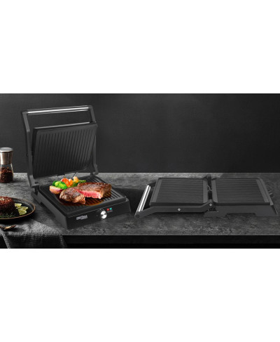 GRILL OPIEKACZ TOSTER ELEKTRYCZNY ROZKŁADANY DUŻY 2400W