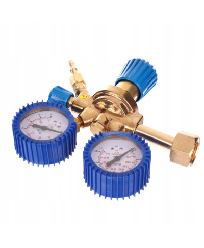 REDUKTOR CIŚNIENIA GAZOWY DO TLENU MOSIĘŻNY Z ZAWORKIEM