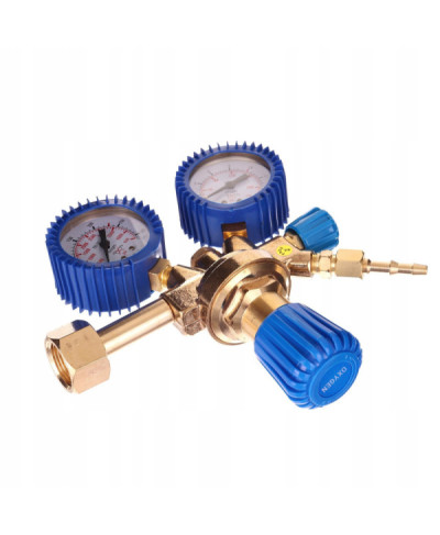 REDUKTOR CIŚNIENIA GAZOWY DO TLENU MOSIĘŻNY Z ZAWORKIEM