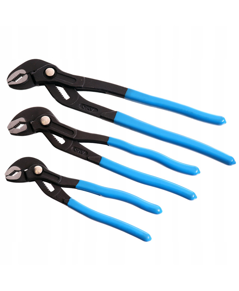 SZCZYPCE NASTAWNE KLUCZE DO RUR ZESTAW 180 250 330mm