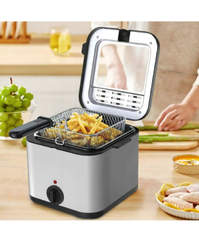 Frytkownica Tradycyjna Deep fryer Olejowa 2,5L do Frytek Ryb 1000W