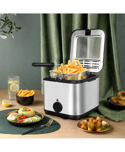 Frytkownica Tradycyjna Deep fryer Olejowa 2,5L do Frytek Ryb 1000W