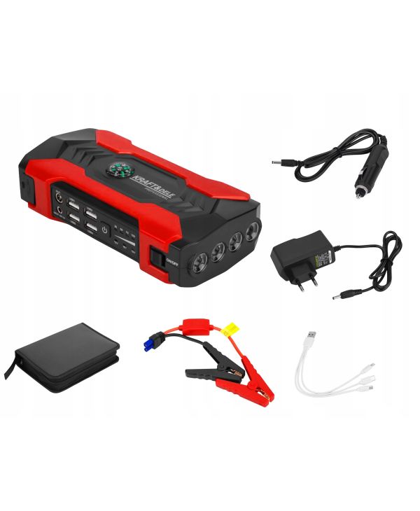 JUMP STARTER 800A BOOSTER URZĄDZENIE ROZRUCHOWE POWERBANK 12V 28000mAh