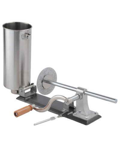 NADZIEWARKA DO KIEŁBASY WĘDLIN 3KG INOX WYCISKARKA MIĘSA DOMOWA