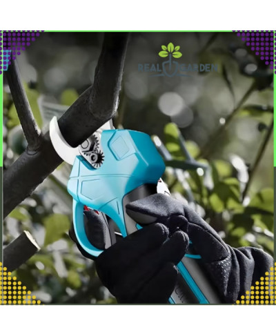 Sekator Elektryczny Ogrodowy do Krzewów Gałęzi +2x akumulator