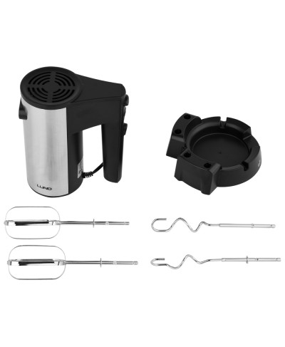 MIKSER RĘCZNY KUCHENNY WIELOFUNKCYJNY 400W 5 PRĘDKOŚCI ZESTAW