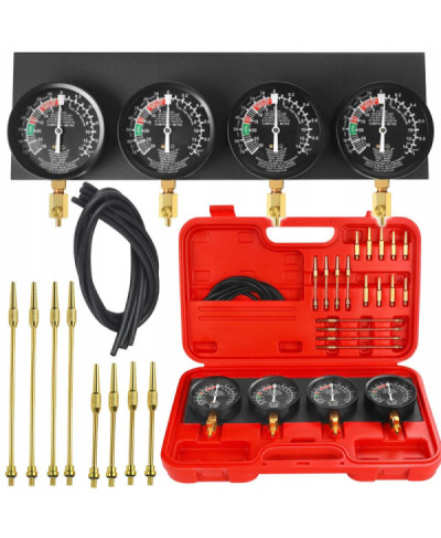 WAKUOMETR DO SYNCHRONIZACJI GAŹNIKÓW ZESTAW 17 ADAPTERÓW