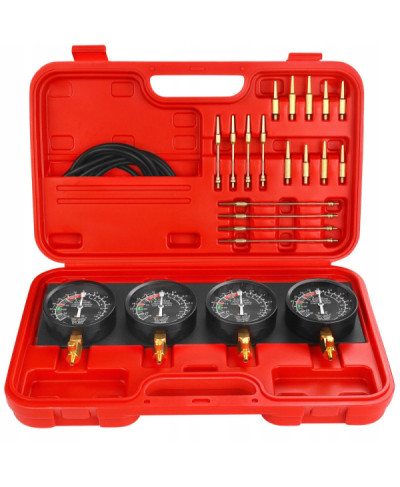 WAKUOMETR DO SYNCHRONIZACJI GAŹNIKÓW ZESTAW 17 ADAPTERÓW