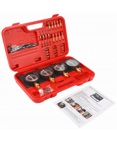 WAKUOMETR DO SYNCHRONIZACJI GAŹNIKÓW ZESTAW 17 ADAPTERÓW