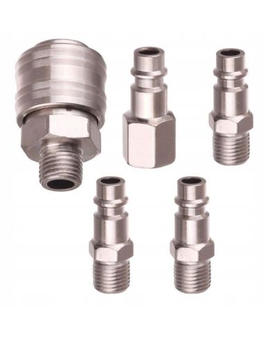 Filtr Powietrza Odwadniacz 1/4" Separator + złączki + taśma teflonowa