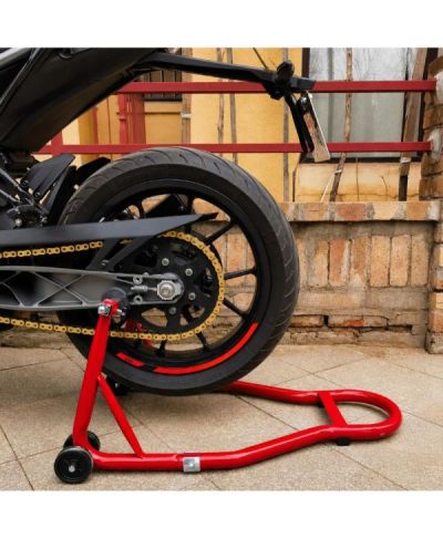 Stojak motocyklowy podnośnik do motocykla regulowany serwisowy na tył