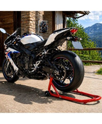 Stojak motocyklowy podnośnik do motocykla regulowany serwisowy na tył