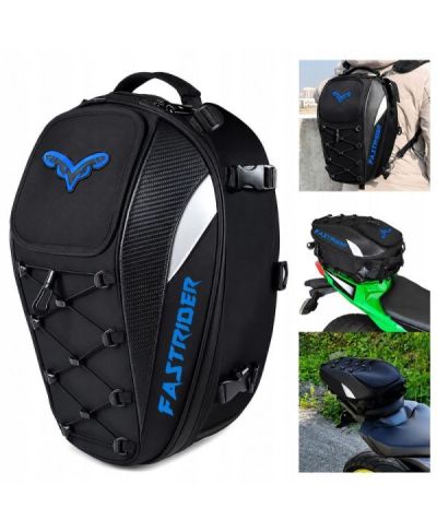 Plecak Motocyklowy Torba na Kask Siedzenie Wodoodporny Pokrowiec Sakwa 45L