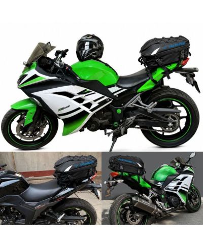 Plecak Motocyklowy Torba na Kask Siedzenie Wodoodporny Pokrowiec Sakwa 45L