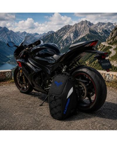 Plecak Motocyklowy Torba na Kask Siedzenie Wodoodporny Pokrowiec Sakwa 45L