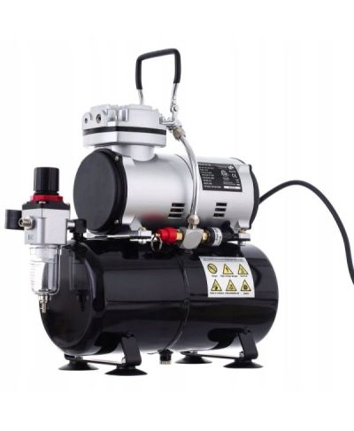 KOMPRESOR AEROGRAFU 3L 125W 20-23l/min 4bar reduktor FENGDA AS-186