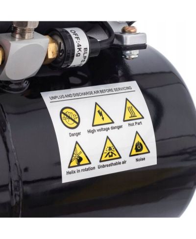 KOMPRESOR AEROGRAFU 3L 125W 20-23l/min 4bar reduktor FENGDA AS-186