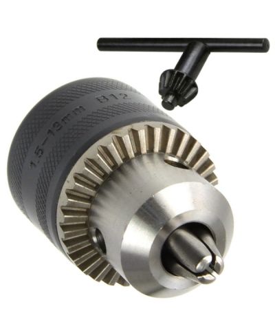 GŁOWICA DO WIERTARKI metalowa 1,5-13 mm M12x1,25 +klucz