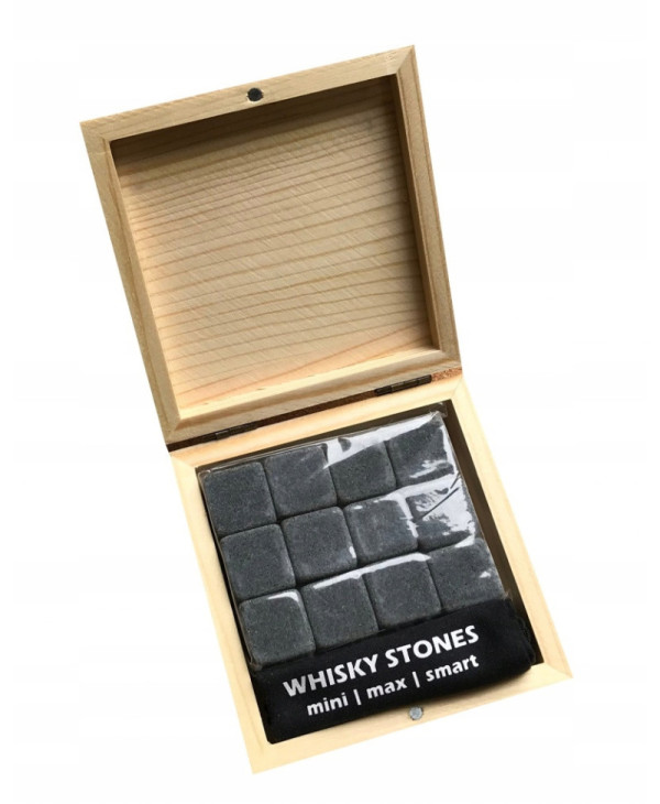 Whisky stones Kamienie lodowe kostki Whiskey Rocks 12szt