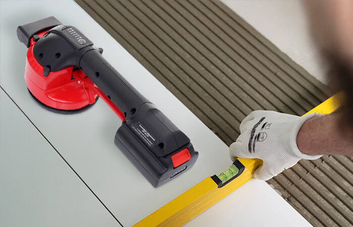 Przyssawka wibracyjna do układania płytek