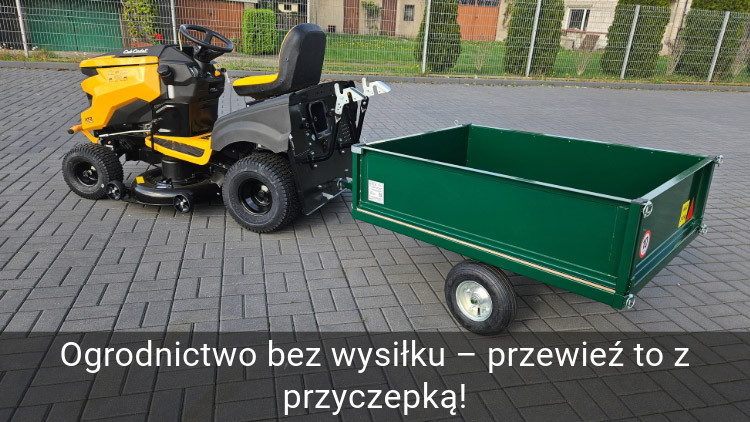 Odkryj wygodę ogrodniczych prac z przyczepką MIT-P019